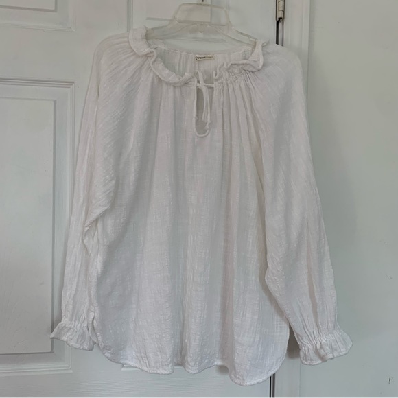 FRESH laundry Tops - FRESH LAUNDRY shirt gauze cotton medium